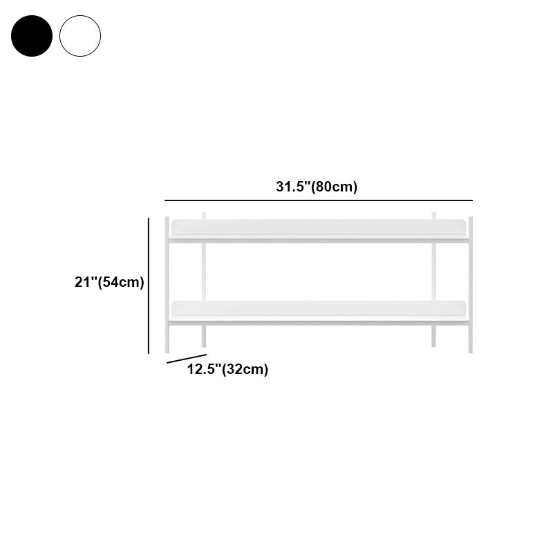 Modern Style Metal Bookshelf Open Etagere Shelf Bookcase for Home Clearhalo 'Bookcases' 'furn' 'furn_bookcases' 'Furniture' 'furniture_bookcases' 'kitchen' 'kitchen_bookcases' 'Living Room Furniture' 'Office Furniture' 1200x1200_c79f8ebb-152a-4c24-b304-d8b4bef69f71