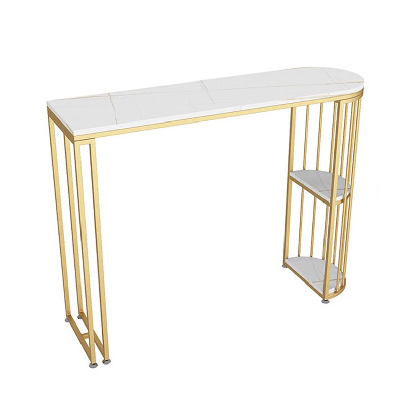 Steen onregelmatige vorm balktafel traditionele luxe balktafel met dubbele voetstuk