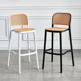 Modern Backrest Bar Chair Home Balcony Faux Leather Counter Chair Stool Clearhalo 'Bar Furniture' 'Bar Stools' 'bar_stools' 'furn' 'furn_bar_stools' 'furniture_bar_stools' 'Kitchen & Dining Furniture' 'kitchen&dining_furn' 'kitchen' 'kitchen_furn' Furniture' 1200x1200_c7a12dfc-e3ea-4bc3-98b5-17057a0e9630