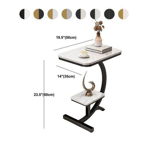 Tabella della tavola rettangolare della tabella rettangolare minimalista con archiviazione