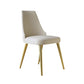 Chaise scandinave à dossier solide sans accoudoirs, pour la maison, chaise d'appoint en cuir pour salle à manger