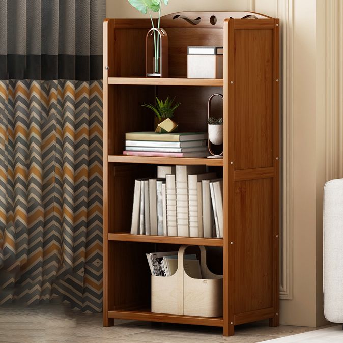 Brown Color Modern Style Bookshelf Engineer Wood Bookcase for Home Clearhalo 'Bookcases' 'furn' 'furn_bookcases' 'Furniture' 'Office Furniture' 1200x1200_c7a628c7-8f5c-4fca-a69d-be08d8adab5c