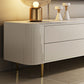 Console TV multimediale con contenitore chiuso Console TV Glam con 4 cassetti