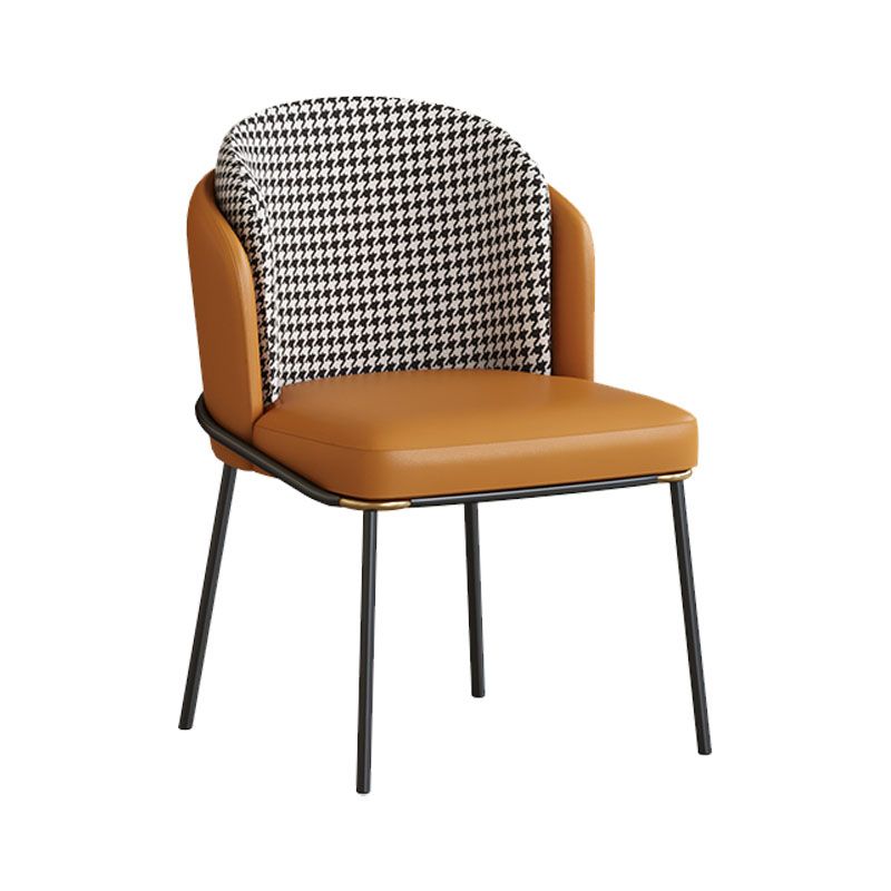 Modern Bedroom Parsons Side Chair Matte Finish Upholstered Dining Chair Clearhalo ' kitchen&dining_furn' 'Dining Chairs' 'Dining Tables & Seating' 'dining_chair' 'furn' 'furn_dining_chair' 'Furniture' 'furniture_dining_chair' 'Kitchen & Dining Furniture' 'kitchen' 1200x1200_c7aae952-4d95-4e55-a6d9-25934117ed63