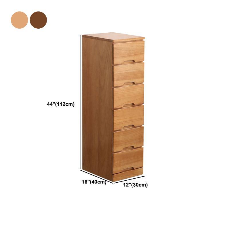 44 "hoge houten 6-lads accentborstkant vierkante bovenkant zonder handkastje