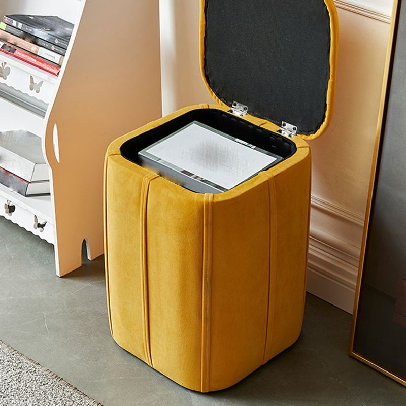 Contemporary Ottoman Solid Color Cotton Blend Standard Indoor Tear Resistant Ottoman Clearhalo 'furn' 'furn_ottomans_poufs' 'Furniture' 'Living Room Furniture' 'Ottomans & Poufs' 'ottomans_poufs' 1200x1200_c7af15c4-11f9-4bbc-b362-ef66a96340bd