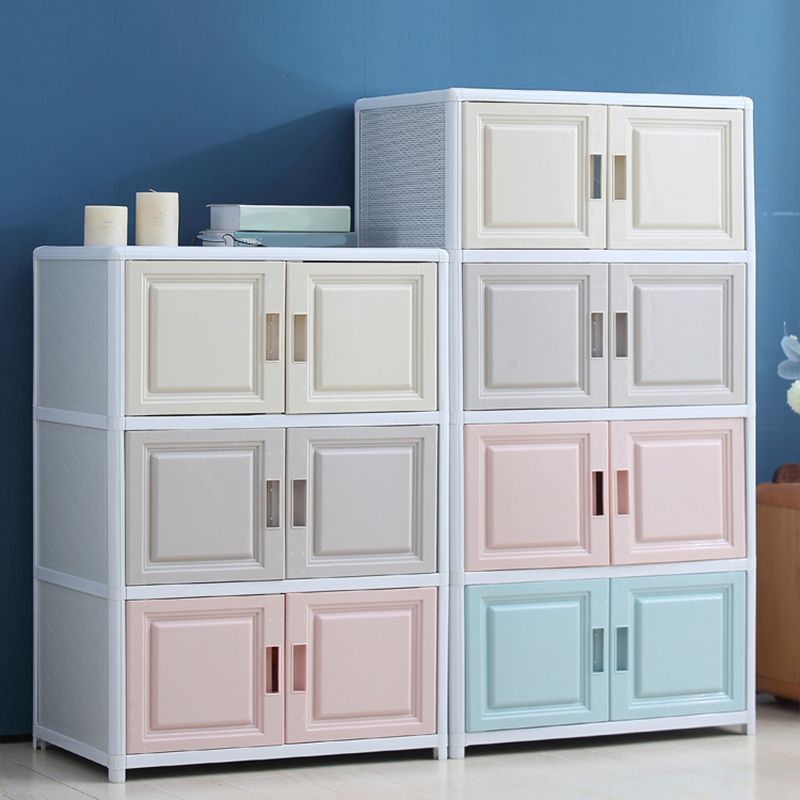 Modern Plastic Cabinets Sideboard Buffet Multicolored Living Room Buffet Clearhalo 'buffet_sideboard' 'Buffets & Sideboards' 'Furniture' 'furniture_buffet_sideboard' 'Kitchen & Dining Furniture' 1200x1200_c7b2b926-09cf-458c-ad03-72bc73146a32
