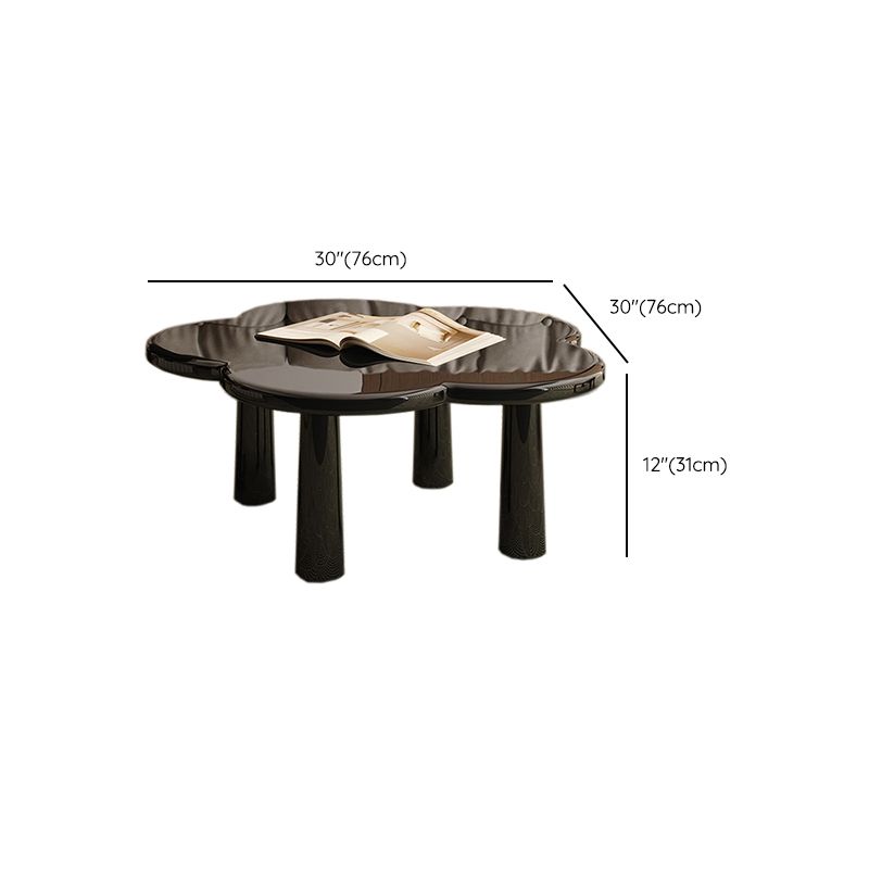 Simple Black Coffee or End Table Contemporary Coffee Cocktail Table with 4 Legs Clearhalo 'Coffee & Accent Tables' 'Coffee Tables' 'coffee_tables' 'furn' 'furn_coffee_tables' 'Furniture' 'Living Room Furniture' 1200x1200_c7b4078f-6dca-450d-b9eb-aaa71e9435e2