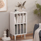 Modern Wooden Bookcase Closed Back Standard Bookshelf with Shelves