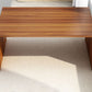 Modern 12.5"Tall Sled Rectangular Wooden Table Top Coffee Table
