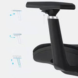 Modern Office Chair Adjustable Seat Height Arms Desk Chair for Office