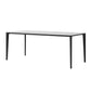 Contemporary Rectangle 4-foot Home Furniture Stone Dining Site Table for Indoor Clearhalo ' dining_table' 'Dining Tables & Seating' 'Dining Tables' 'Furniture' 'furniture_dining_table' 'Kitchen & Dining Furniture' 'kitchen&dining_furn' 'kitchen' 'kitchen_dining_table' 1200x1200_c7b8352b-1792-40f8-bb91-d4f05b3a5d11