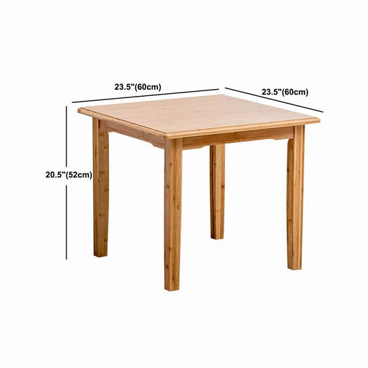 Tavolino in legno rettangolare nordico 4 gambe tavolo da cocktail naturale