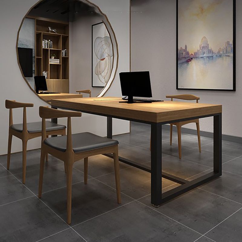 29.53 "H Desk Office Wood Wood Contemporáne de escritura de estilo contemporáneo para la oficina en casa