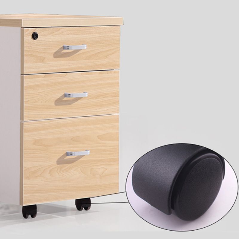 Mobile moderno mobile verticale mobile in legno con archiviazione di bloccaggio