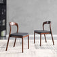 Traditional Solid Wood Dining Chairs Open Back Armless Dining Chairs