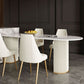Metal Contemporary Free Form Dining Table Sintered Stone Table for Dining Room and Kitchen Clearhalo ' dining_table' 'Dining Tables & Seating' 'Dining Tables' 'furn' 'furn_dining_table' 'Furniture' 'furniture_dining_table' 'Kitchen & Dining Furniture' 'kitchen&dining_furn' 'kitchen' 'kitchen_dining_table' 1200x1200_c7c724cc-0284-435c-8214-0bd71cbbdefb