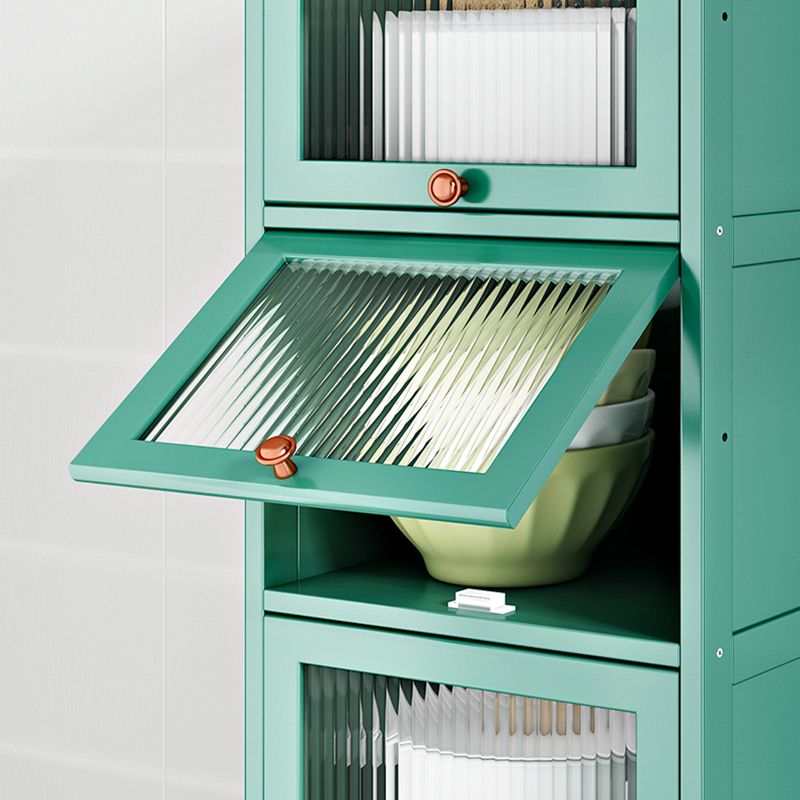 現代のサイドボードキャビネットダイニングルーム用のドア付き竹サイドボードテーブル