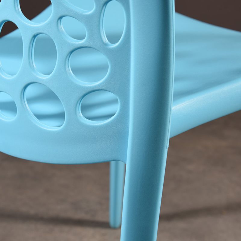 Contemporary Style Plastic Dining Chair Armless Dining Side Chair for Kitchen (Set of 4) Clearhalo ' kitchen&dining_furn' 'Dining Chairs' 'Dining Tables & Seating' 'dining_chair' 'furn' 'furn_dining_chair' 'Furniture' 'furniture_dining_chair' 'Kitchen & Dining Furniture' 'kitchen' 1200x1200_c7c9d20c-6f6a-461e-9f1d-6245465e8af7