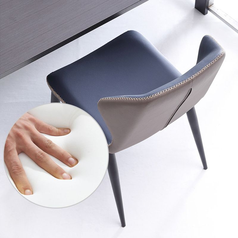 Industrial Style Wingback Dining Chairs Leather Dining Side Chairs for Kitchen (Set of 2) Clearhalo ' kitchen&dining_furn' 'Dining Chairs' 'Dining Tables & Seating' 'dining_chair' 'furn' 'furn_dining_chair' 'Furniture' 'furniture_dining_chair' 'Kitchen & Dining Furniture' 'kitchen' 1200x1200_c7cad94b-d2f3-4ee7-99a0-c97e1ff399dd