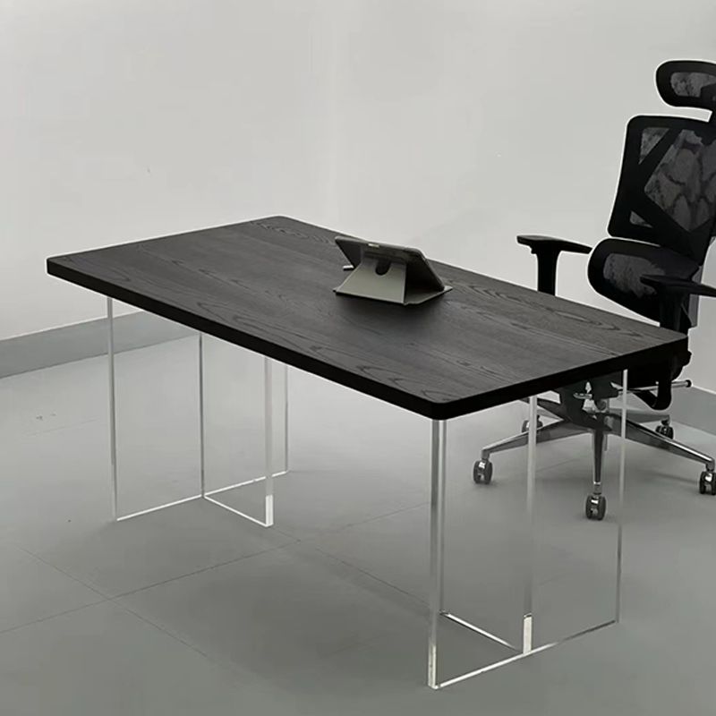 Modern Rectangle Dining Table Solid Wood Dining Table for Dining Room Clearhalo 'Dining Tables & Seating' 'Dining Tables' 'dining_table' 'furn' 'furn_dining_table' 'Furniture' 'Kitchen & Dining Furniture' 1200x1200_c7cbfb60-10bd-454c-954a-6163544fcf0f