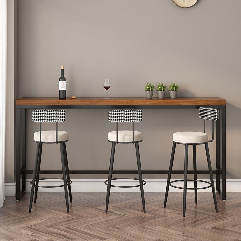 Scandinavian Matte Finish Velvet Barstool Footrest Coffee Shop Stool Clearhalo 'Bar Furniture' 'Bar Stools' 'bar_stools' 'furn' 'furn_bar_stools' 'Furniture' 'furniture_bar_stools' 'Kitchen & Dining Furniture' 1200x1200_c7cd4572-b940-4e83-b602-3e6ea614e5fd