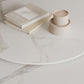 Modern Pure White Stone Dining Set Stone 1/4/5/7 Pieces Dining Furniture for Home