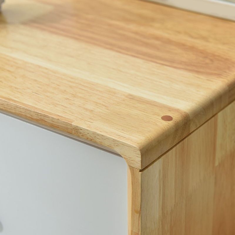 Modern Wood Cabinet Straight Legs Knobs Side Cabinet with Drawer Clearhalo 'Cabinets & Chests' 'cabinets_chests' 'furn' 'furn_cabinets_chests' 'Furniture' 'Living Room Furniture' 1200x1200_c7cf76e5-40f2-44ce-a08a-5b679bc9ddbd