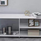 Industrial Metal TV Media Stand Open Shelving TV Stand Console Clearhalo 'furn' 'furn_tv_stands_entertainment_centers' 'Furniture' 'Living Room Furniture' 'TV Stands & Entertainment Centers' 'TV Stands & Media Storage Furniture' 'tv_stands_entertainment_centers' 1200x1200_c7d008bc-ab41-4f34-a995-e07ea59e24b2