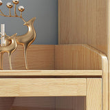 11.8" W Closed Storage Bookcase Modern Wooden Bookshelf with Glass Doors Clearhalo 'Bookcases' 'furn' 'furn_bookcases' 'Furniture' 'Office Furniture' 1200x1200_c7d1794a-2a3f-4b25-9143-c09cba0f25ee