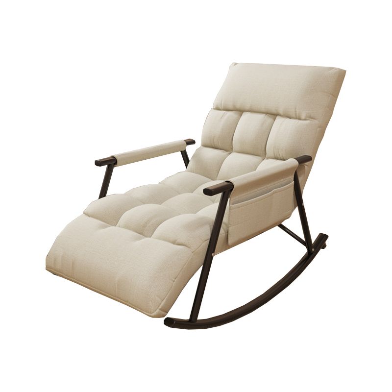 Contemporary Rocking Chair Wing Back Rocker Chair with Seat Cushion Clearhalo 'Chairs & Seating' 'furn' 'furn_rocking_chairs' 'Furniture' 'Living Room Furniture' 'Rocking Chairs' 'rocking_chairs' 1200x1200_c7d41ee7-bc02-445f-83e4-0ffc57c6d2e0