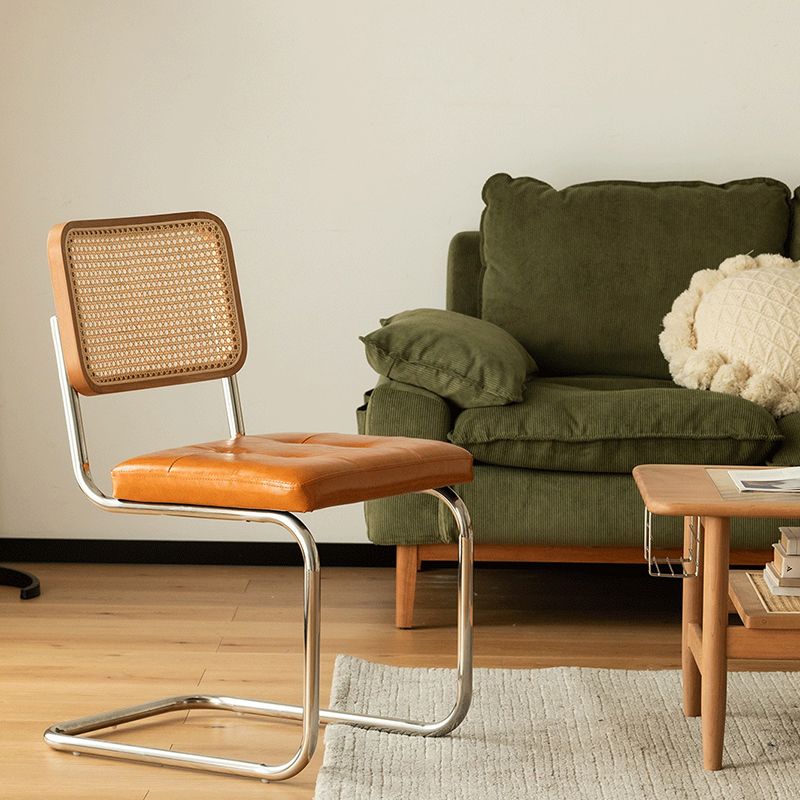 Zeitgenössischer Stil offener Leder gepolsterte Hausspeiseln zu Hause