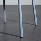 Silla de plástico de la parte posterior abierta moderna silla de brazo de plástico para el dormitorio