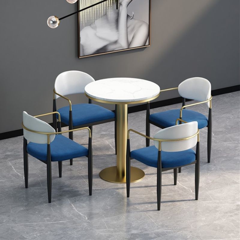 Scandinavian Style Metal Chairs Set Kitchen Dining Room Open Back Arm Chair Clearhalo ' kitchen&dining_furn' 'Dining Chairs' 'Dining Tables & Seating' 'dining_chair' 'furn' 'furn_dining_chair' 'Furniture' 'furniture_dining_chair' 'Kitchen & Dining Furniture' 'kitchen' 1200x1200_c7dd5b30-cda0-4793-a0dc-3f56f25a6fb8