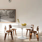 Round Tulip Modern Dining Table White Tone Fixed Table of Sintered Stone Clearhalo ' dining_table' 'Dining Tables & Seating' 'Dining Tables' 'furn' 'furn_dining_table' 'Furniture' 'furniture_dining_table' 'Kitchen & Dining Furniture' 'kitchen&dining_furn' 'kitchen' 'kitchen_dining_table' 1200x1200_c7defa0a-3395-409f-b5ca-15ca03afc513