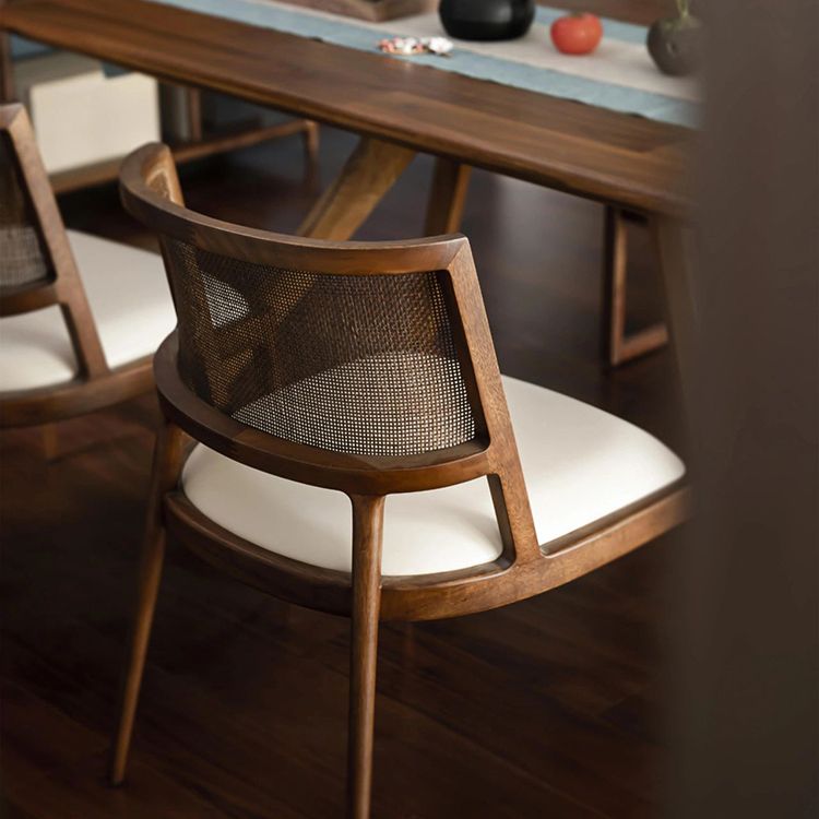 Contemporary Style Chair Wood Open Back Dining Room Chair for Dining Room Clearhalo 'Dining Chairs' 'Dining Tables & Seating' 'dining_chair' 'furn' 'furn_dining_chair' 'Furniture' 'Kitchen & Dining Furniture' 1200x1200_c7e124a8-ade4-49d0-8b08-8c698c56c442