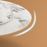 Modern Round Dinner Table Steel Base Stone Dining Table for Home Clearhalo 'Dining Tables & Seating' 'Dining Tables' 'dining_table' 'furn' 'furn_dining_table' 'Furniture' 'Kitchen & Dining Furniture' 1200x1200_c7e2d18a-49d4-4c00-9bb9-8272bef0db23