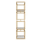 11.81 "W Bibshelf Contemporary Style Open Back Biblic pour Home Office
