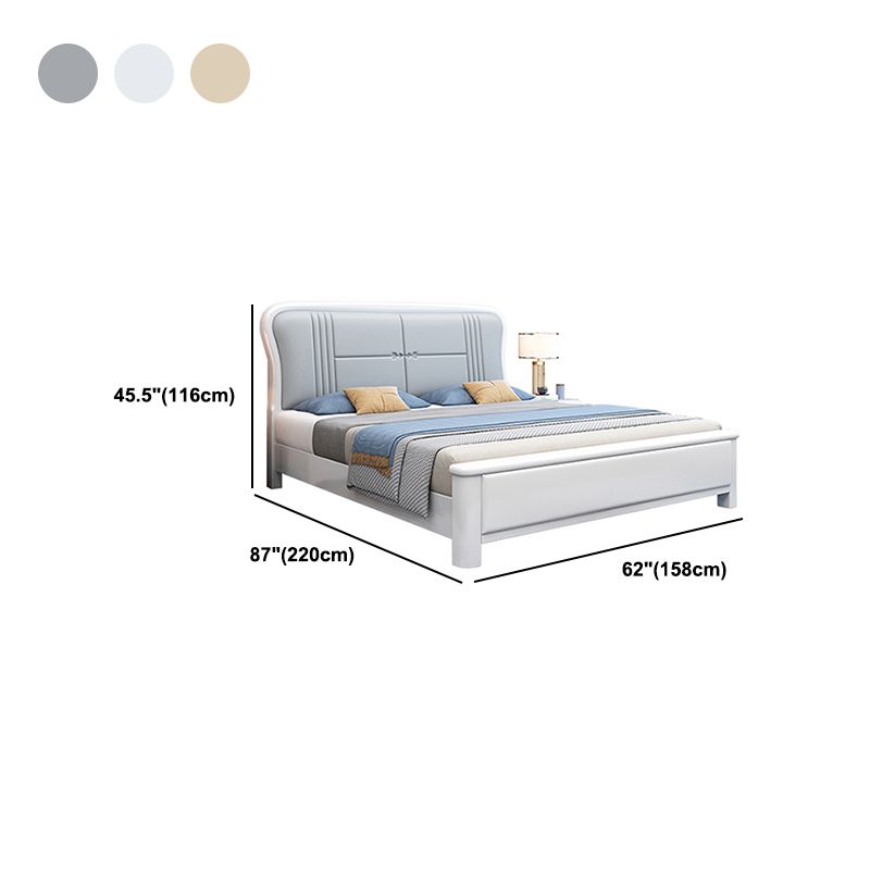 Contemporary Solid Wood Mattress Included Rectangular Panel Standard Bed Clearhalo 'Bedroom Furniture' 'Beds' 'furn' 'furn_beds' 'Furniture' 1200x1200_c7e5647f-8647-47cd-abfb-bf3f174e30e7