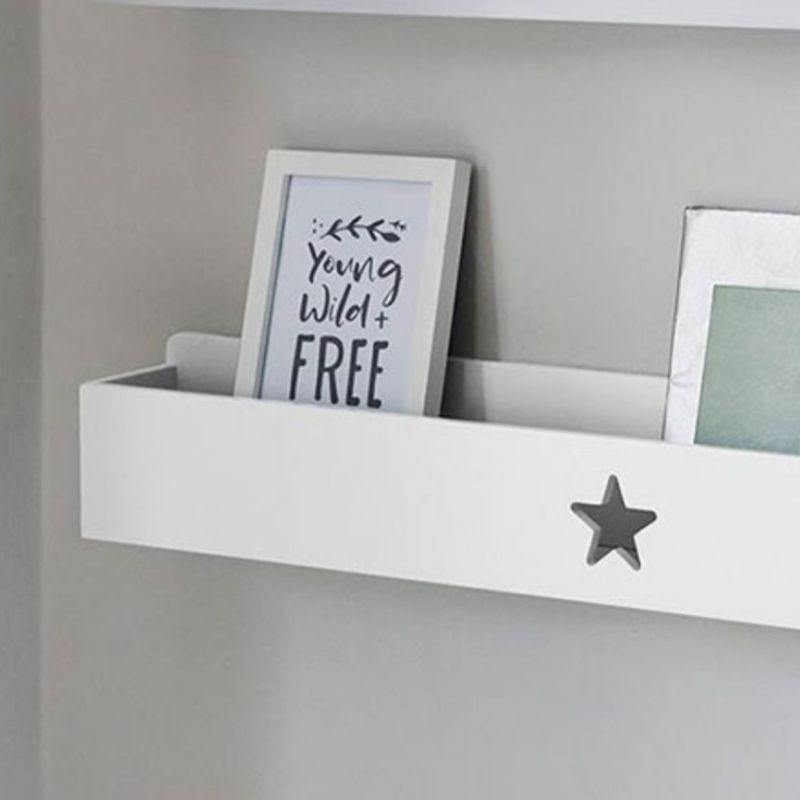 Engineered Wood eigentijdse boekenplank zwevend gesloten achterste boekenkast