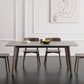 Mid-Century Modern Dining Table Rectangle Sintered Stone Dining Table with Wood Base Clearhalo ' dining_table' 'Dining Tables & Seating' 'Dining Tables' 'furn' 'furn_dining_table' 'Furniture' 'furniture_dining_table' 'Kitchen & Dining Furniture' 'kitchen&dining_furn' 'kitchen' 'kitchen_dining_table' 1200x1200_c7f110d9-4f88-483a-9704-c4bb9a0a33df