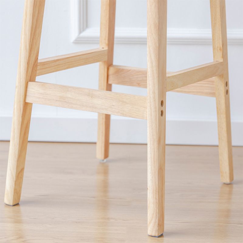 Industrial Wood Low Back Barstool Simple Indoor Tall Stool with Square Seat Clearhalo 'Bar Furniture' 'Bar Stools' 'bar_stools' 'furn' 'furn_bar_stools' 'furniture_bar_stools' 'Kitchen & Dining Furniture' 'kitchen&dining_furn' 'kitchen' 'kitchen_furn' Furniture' 1200x1200_c7f28308-3d74-463b-bc4a-7e4cd58e12c9