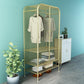 Industrial Style Wardrobe Bedroom Metal Wardrobe Closet with Doors