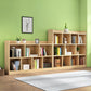 Closed Back Bookshelf Solid Wood Contemporary Style Natural Bookcase for Office Clearhalo 'Bookcases' 'Furniture' 'furniture_bookcases' 'kitchen' 'kitchen_bookcases' 'Living Room Furniture' 'Office Furniture' 1200x1200_c7f3b318-2c83-43f9-afe1-d3182b863fe0