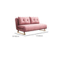 Opvouwbare converteerbare banken roze armloze glamour metalen slaapbank