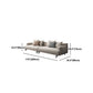 Faux Leather and Cotton Blend Recessed Arm Furniture Sectionals in Beige Clearhalo 'furn' 'furn_sectionals' 'Furniture' 'Living Room Furniture' 'Sectionals' 1200x1200_c7f6254f-1e27-4bb4-a74e-b59a1f3dfd8b