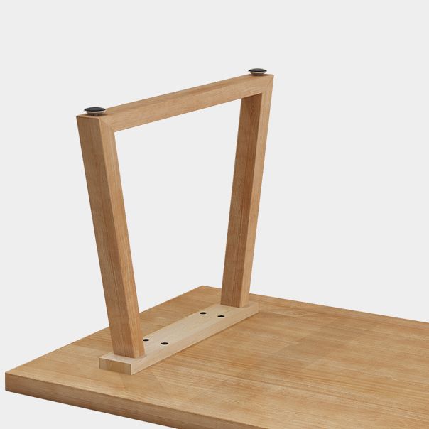 Scrivania da ufficio a slitta in stile moderno scrivania rettangolare in legno massiccio per casa