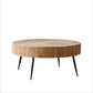 Contemporary Style Coffee Cocktail Table Solid Wood Round Coffee Table Clearhalo 'Coffee & Accent Tables' 'Coffee Tables' 'coffee_tables' 'furn' 'furn_coffee_tables' 'Furniture' 'Living Room Furniture' 1200x1200_c7f7147a-04e4-48a8-bc2e-9daa065b5819