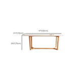 Tavolo da pranzo Simplicity Kitchen Tavolo da pranzo rettangolare a 4 gambe