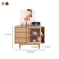 Modern Rectangle Sideboard Wooden Sideboard Cabinet with Sliding Door Clearhalo 'buffet_sideboard' 'Buffets & Sideboards' 'furn' 'furn_buffet_sideboard' 'Furniture' 'Kitchen & Dining Furniture' 1200x1200_c7fe5455-27b3-4f8e-ba79-0f0f2083e145